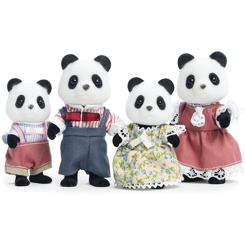 Sylvanian Families Calico Critters Gia Đình Gấu Trúc Wilder Panda Family