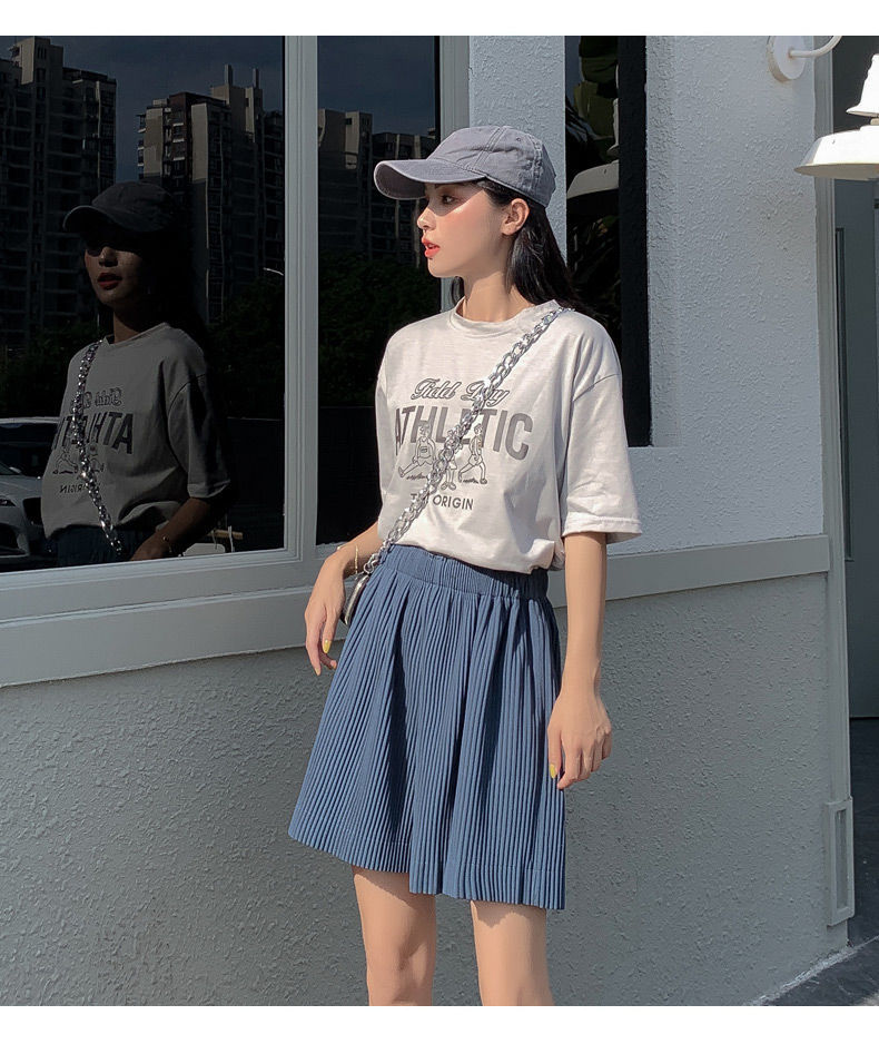 Quần đùi ống rộng size S-5XL phong cách Hàn Quốc thời trang dành cho nữ