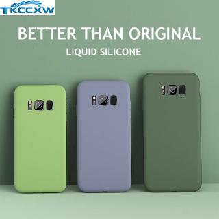 Ốp điện thoại bằng silicon mềm màu trơn cho SAMSUNG GALAXY S9 S8 PLUS S10E