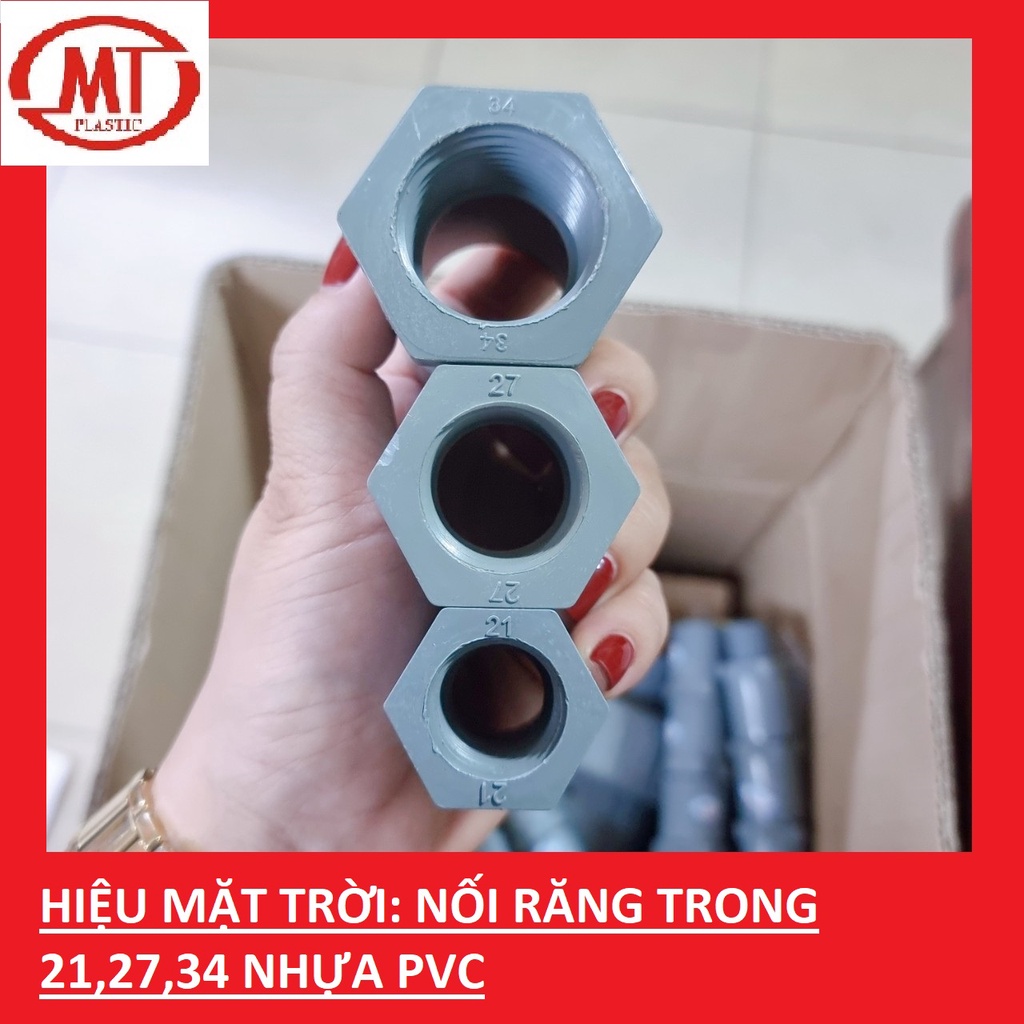 Nối răng trong 21,27,34 nhựa pvc
