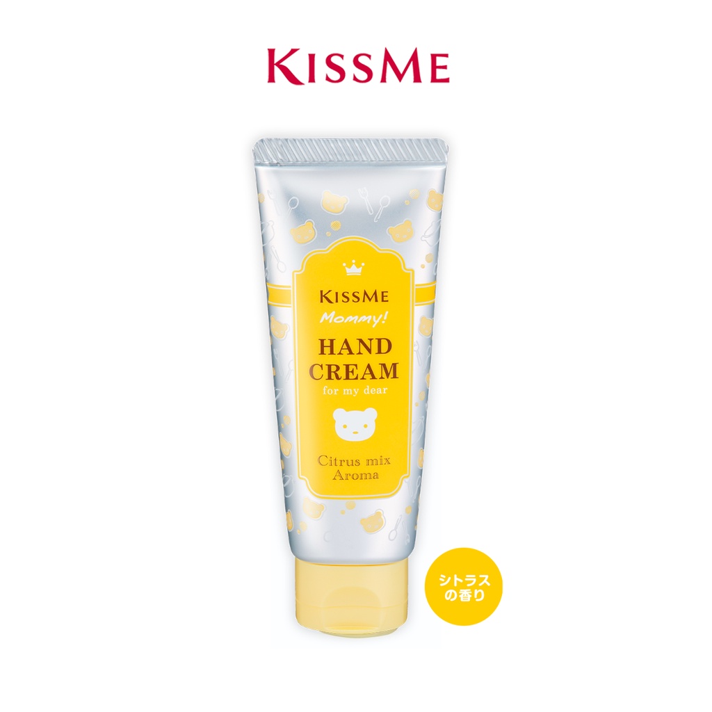 Kem dưỡng da tay hương cam chanh cho bé KISSME Mommy Hand Cream C 60g