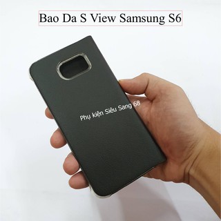 Samsung s6| bao da s view samsung glaxy s6 - pk68