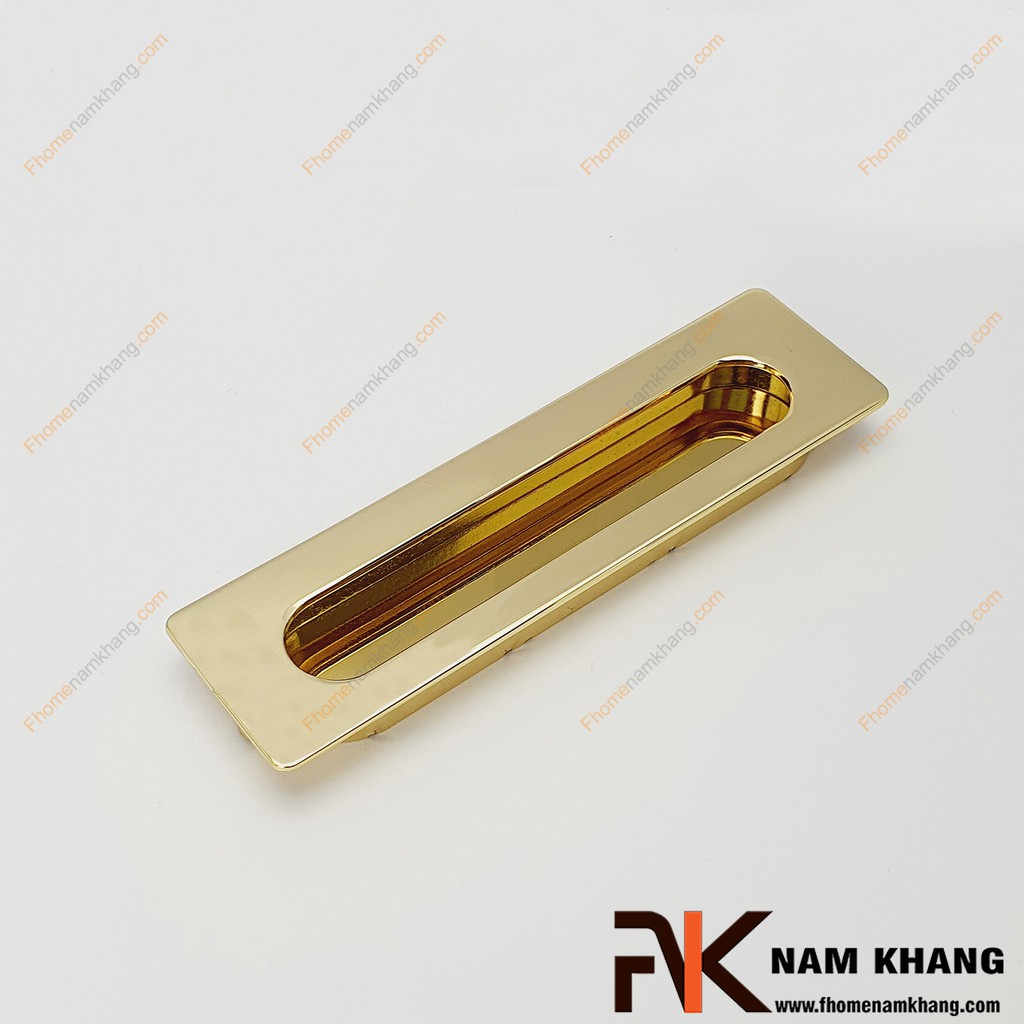 Tay nắm âm tủ màu vàng NK356-V