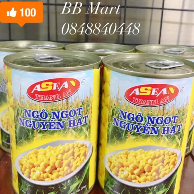 Ngô Ngọt Nguyên Hạt 400gr - ASEAN