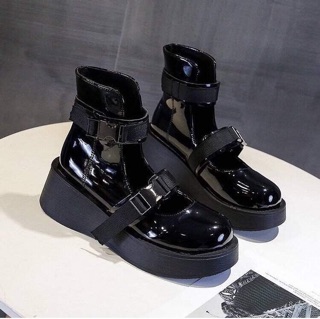 Giày boost chiến binh Lolita đế 3cm (Nhám, Bóng)