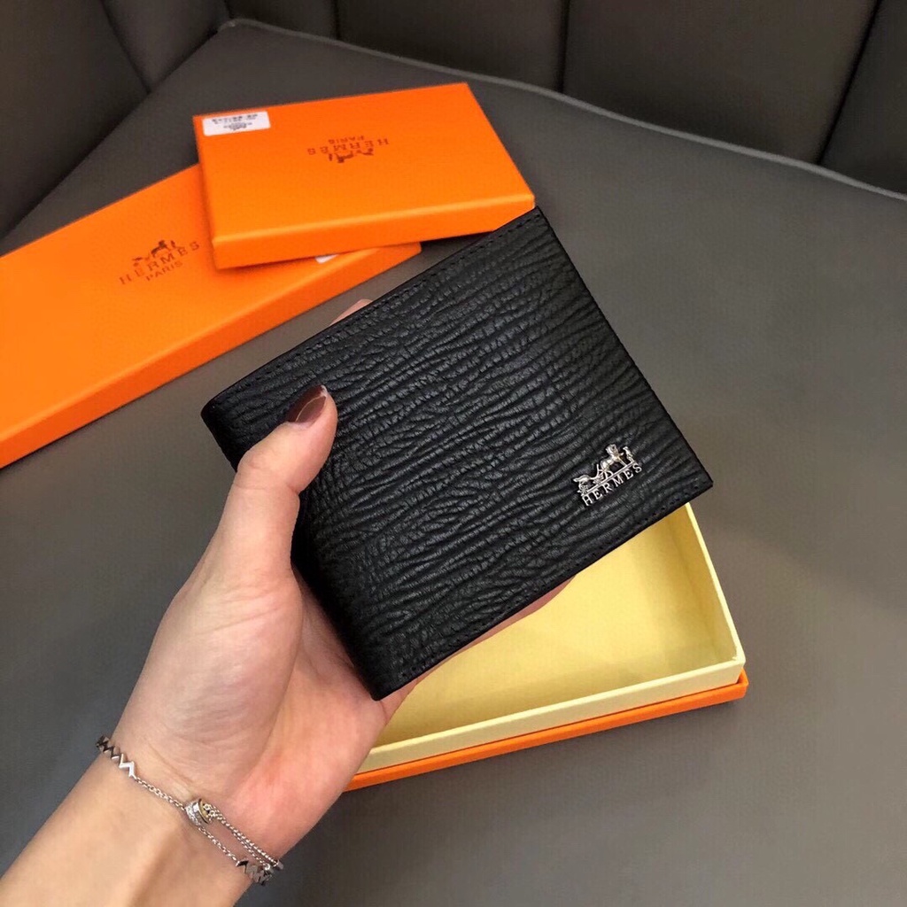 Ví da thật thời trang cao cấp Hermes HM phong cách sang trọng, thời thượng