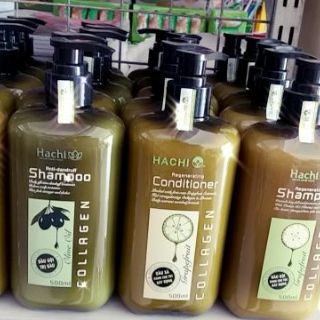 (RẺ VÔ ĐỊCH)CẶP DẦU GỘI XẢ HACHI 500ml