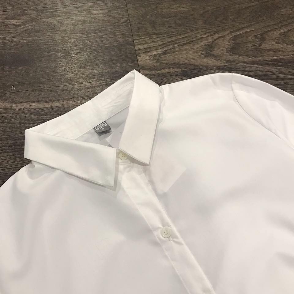 Áo sơ mi trắng tay dài