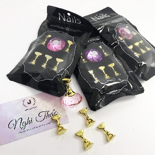 Chân đế kim cương gắn móng giả 5 đế