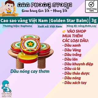 Cao sao vàng golden star 3g chính hãng