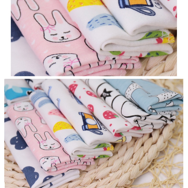 Set 5 Khăn Tắm Cotton Mềm Mại Cho Trẻ Sơ Sinh