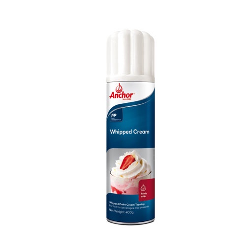 Kem Sữa Tươi Dạng Xịt Whipped Cream Anchor 400gr - Nhập Khẩu Newzealand