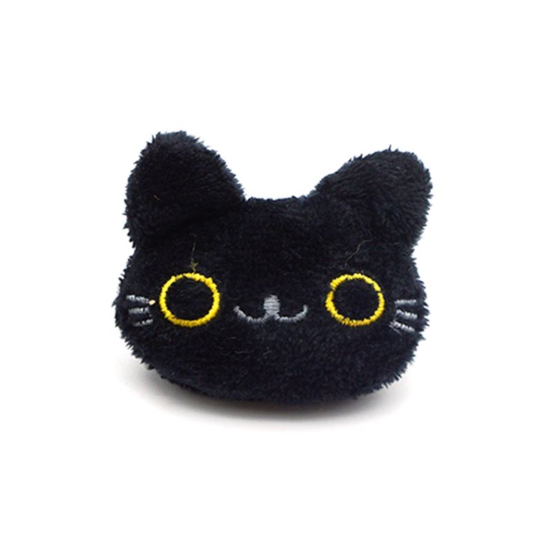 Kẹp Tóc Hình Mèo Đen 3D Dễ Thương Cho Nữ