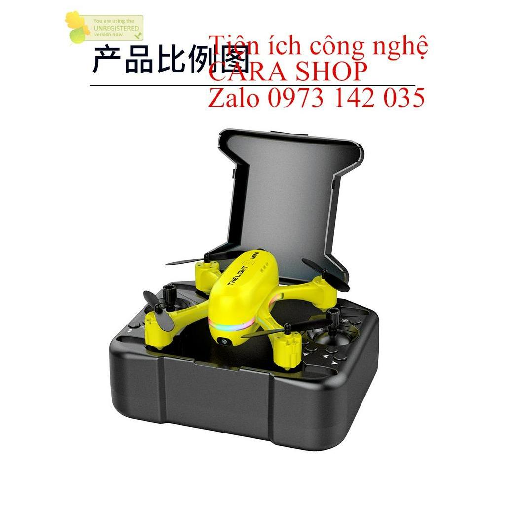 Máy bay Flycam UAV V6 máy bay mini Chụp ảnh trên không camera kép độ nét cao 4K, Đèn đầy màu sắc, định vị luồng ánh sáng