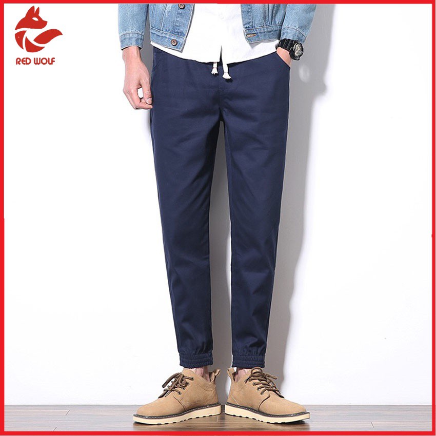 Quần Jogger Nam Kaki Năng Động dáng thể thao, chất kaki dày dặn ống bo chun | BigBuy360 - bigbuy360.vn