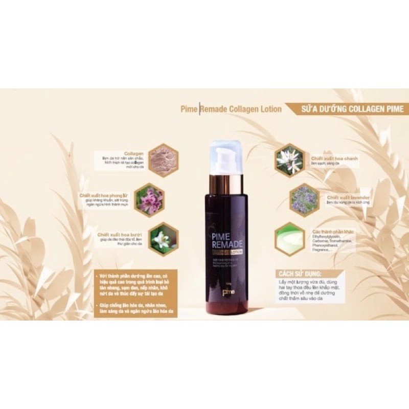 [QUÀ][CHÍNH HÃNG] Sữa dưỡng da Pime Remade Collagen Lotion 100g | BigBuy360 - bigbuy360.vn