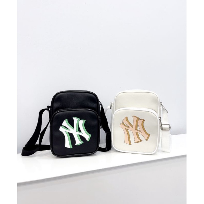 Túi đeo chéo - MLB NY MEGA LOGO MINI CROSS BAG - Made in Korea full tem tag