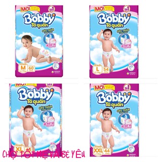 Tã quần bobby m6o/l54/xl49/xxl44