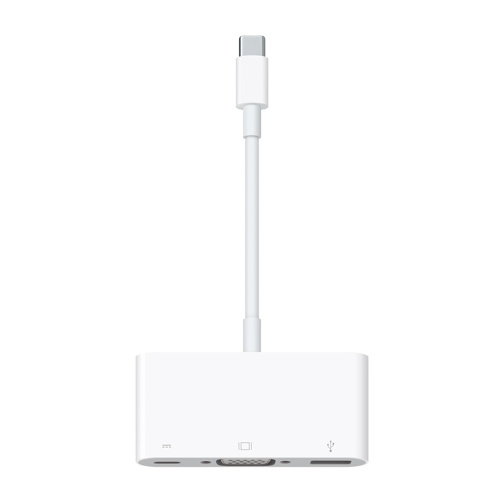 Adapter chuyển đổi Apple USB-C to VGA Multiport - MJ1L2 [Hàng chính hãng nguyên seal hộp]