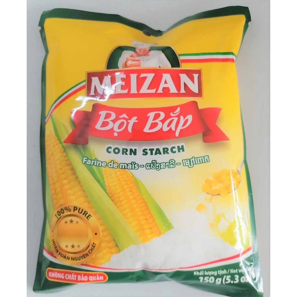 Túi nhỏ 150g BỘT BẮP Bột ngô VN MEIZAN Corn Starch alc-hk