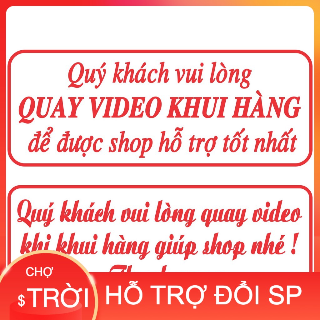 Khắc Con Dấu QUAY VIDEO KHI KHUI HÀNG Thương Hiệu Shiny (S223), TDStamp (T314)