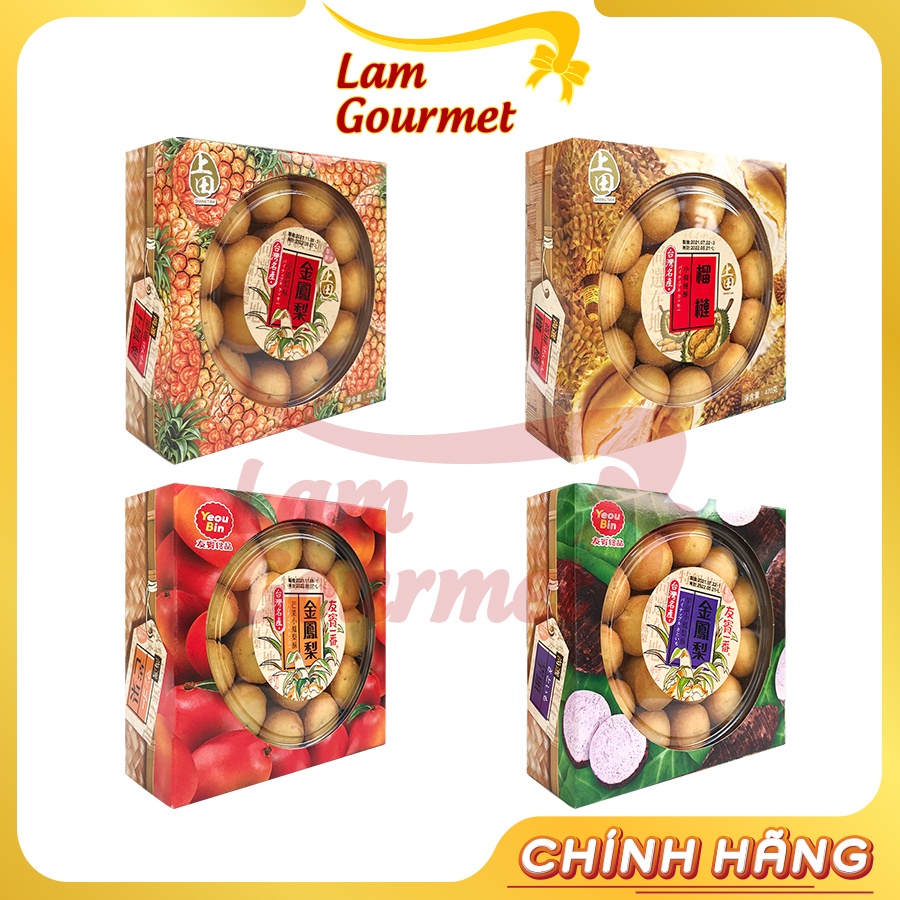 Bánh Dứa Đài Loan/ Sầu Riêng Nhân Dẻo Nhập Khẩu Cao Cấp 470g -  Lam Gourmet