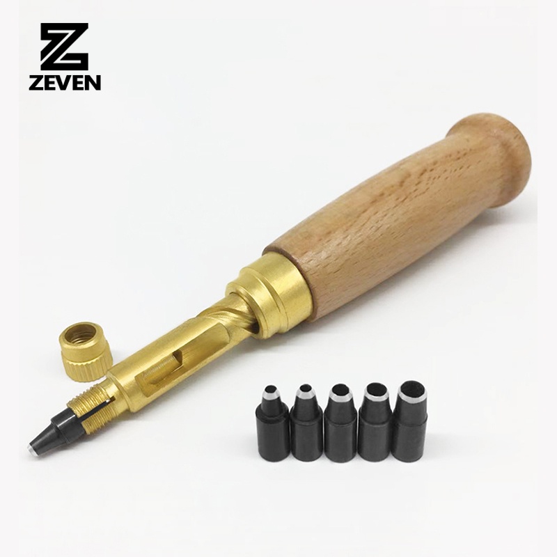 Dụng Cụ Đục Lỗ Thắt Lưng Da 5 Kích Cỡ