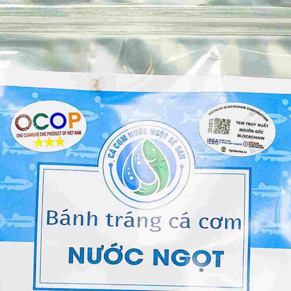 BÁNH TRÁNG CÁ CƠM NƯỚC NGỌT - 10 CÁI