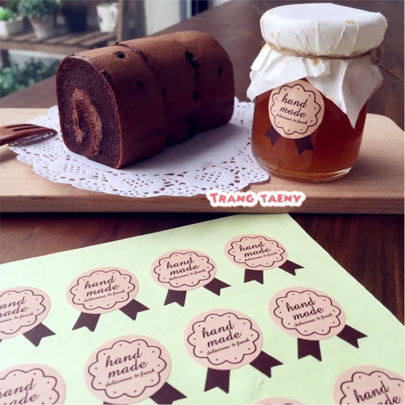 Tem nơ Handmade