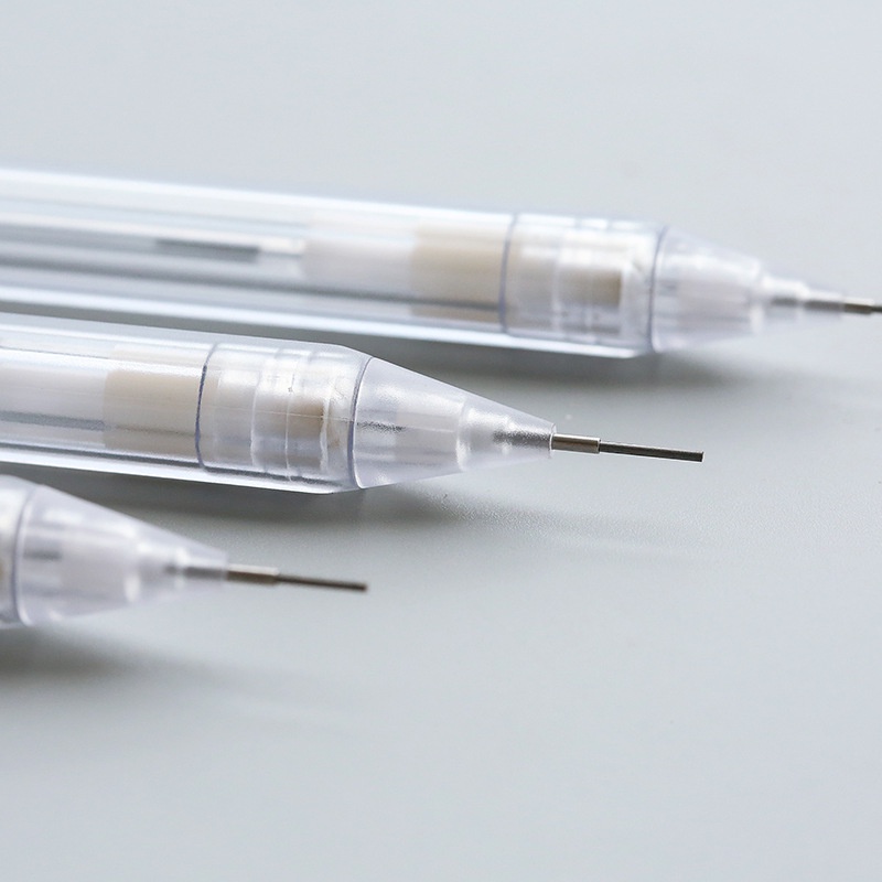 1 Bút Chì Bấm 0.5 / 0.7mm Trong Suốt Phong Cách Hàn Quốc