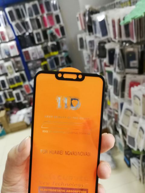 Cường lực 19D Huawei Nova 3i / Nova 3 Full màn Full keo ôm viền 2.5D cao cấp