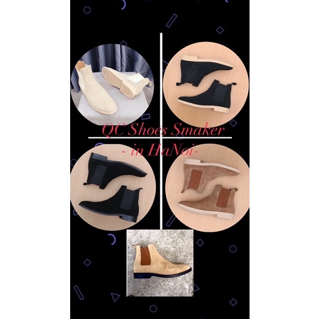 Giày Chelsea Boots Da Lộn Đế Hạt Công Sở | BigBuy360 - bigbuy360.vn