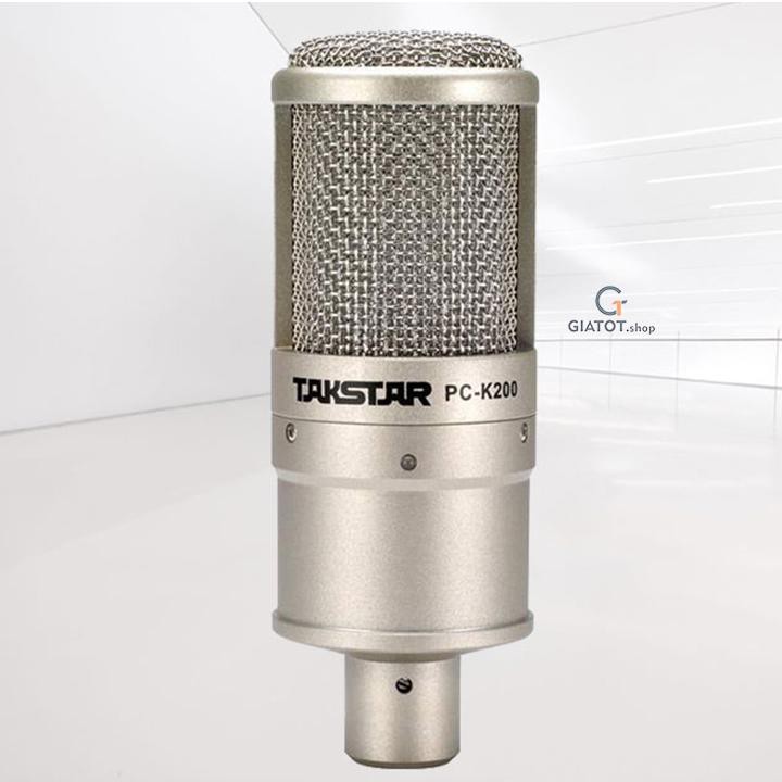 Micro livestream Takstar PC K200 dùng thu âm và hát karaoke online