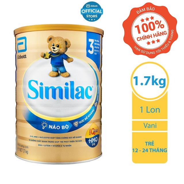  Sữa Similac Eye-Q 3 1.7kg HMO Gold Label