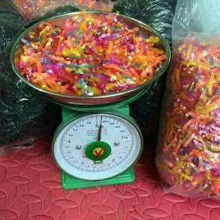Gói 100g chun buộc tóc  trộn nhiều màu , cho bé  dùng cả tháng