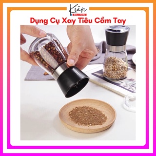Dụng cụ xay tiêu cầm tay - dụng cụ đựng và xay tiêu tiện lợi