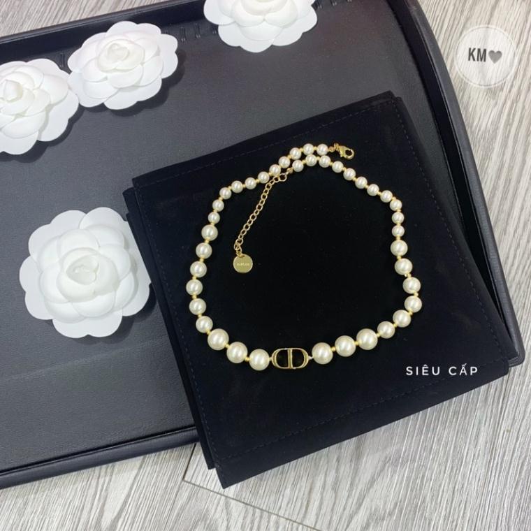 Vòng cổ CD ngọc dây chuyền CD ngọc hàng cao cấp Phụ kiện trang sức Hari korea accessories