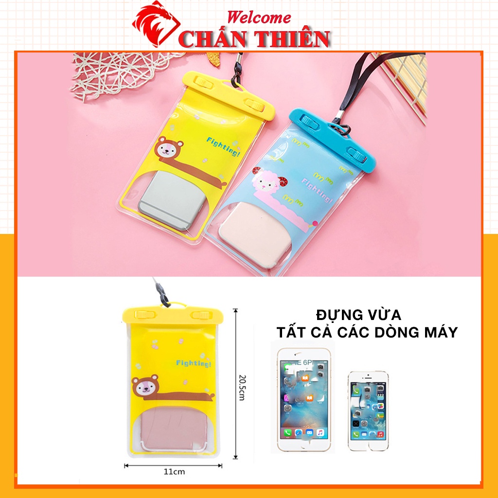 Túi Chống Nước Túi Đựng Điện Thoại Trong Suốt + Dây Treo
