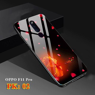 OPPO F11 PRO _HOA DÂM BỤT_ốp lưng mặt kính cường lực 10D
