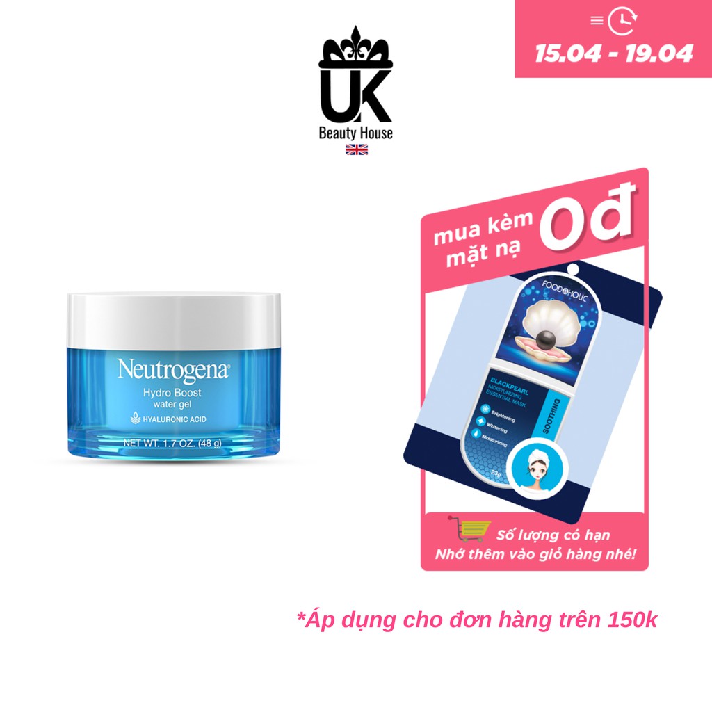 [Mã SKAMPUSH11 giảm 10% đơn 200k] Gel siêu dưỡng ẩm đặc biệt cho da mềm mượt Neutrogena Hydro Boost Water Gel