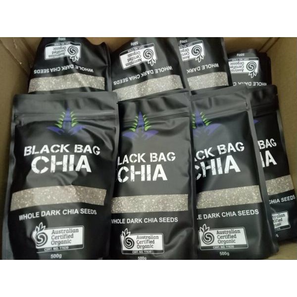 Hạt Chia Đen Úc Black Bag Chia 500g