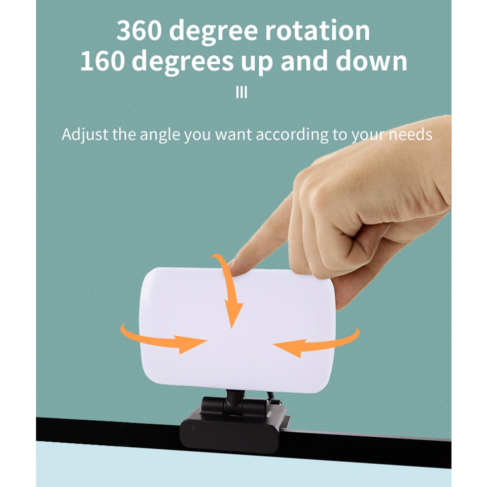 Hội nghị ánh sáng video mini Truyền phát trực tiếp lấp đầy ánh sáng Webcam Vlog Chụp ảnh lấp đầy đèn Chụp ảnh tự sướng