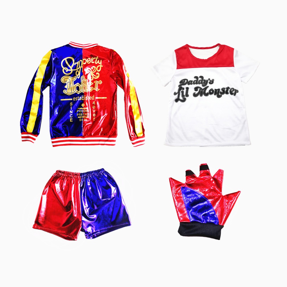 Bộ Trang Phục Hóa Trang Harley Quinn Trong Phim Suicide Squad