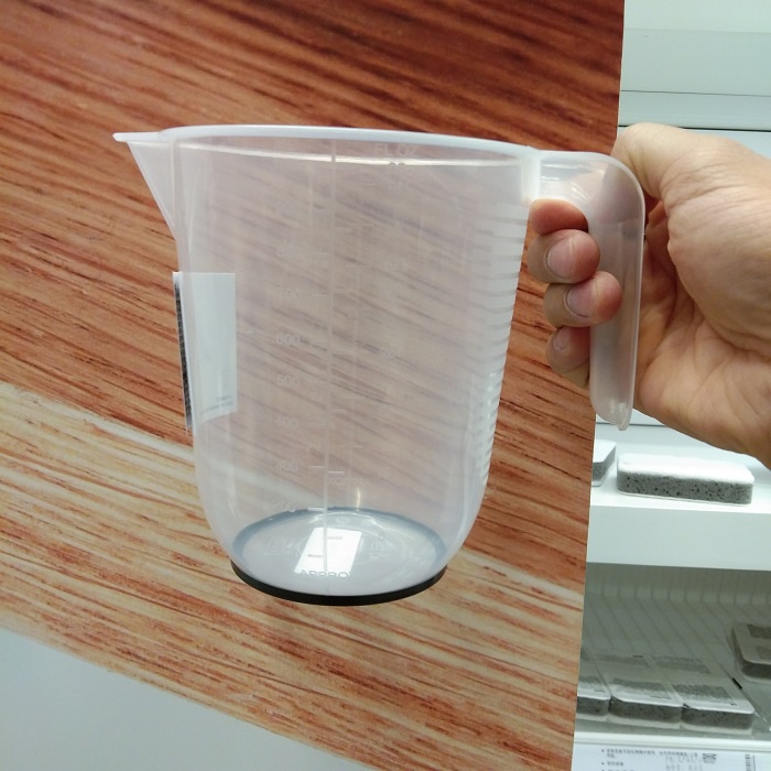 Bình ca đong đo lường trong suốt, dung tích 1 lít Ikea