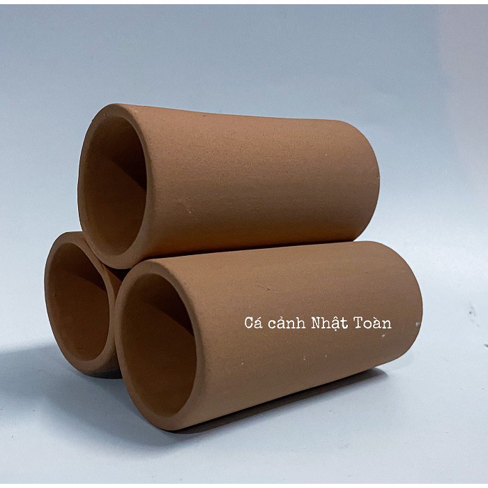 ỐNG GỐM SỨ CHO CÁ NÚP VÀO TRANG TRÍ BỂ CÁ 9X8CM F911M