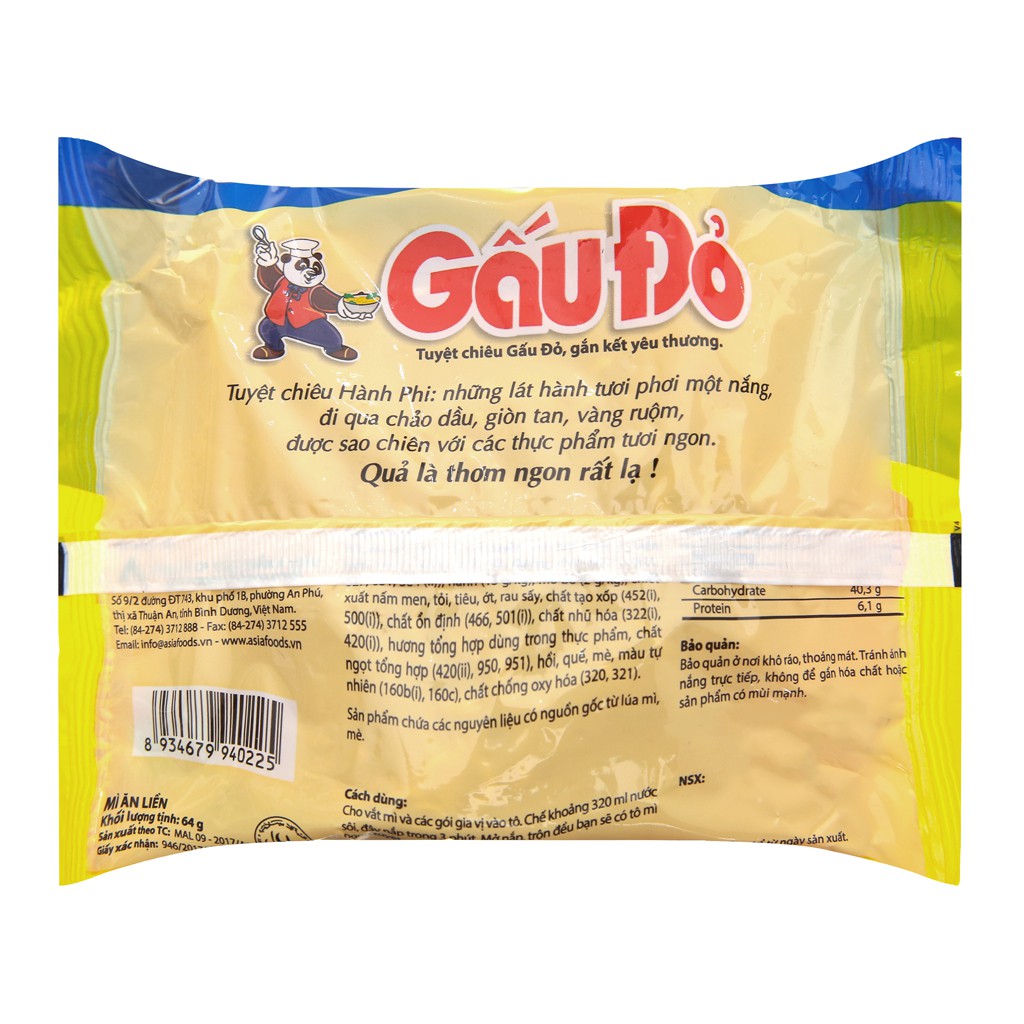 Thùng 30 gói mì Gấu Đỏ tôm và gà 63g | BigBuy360 - bigbuy360.vn