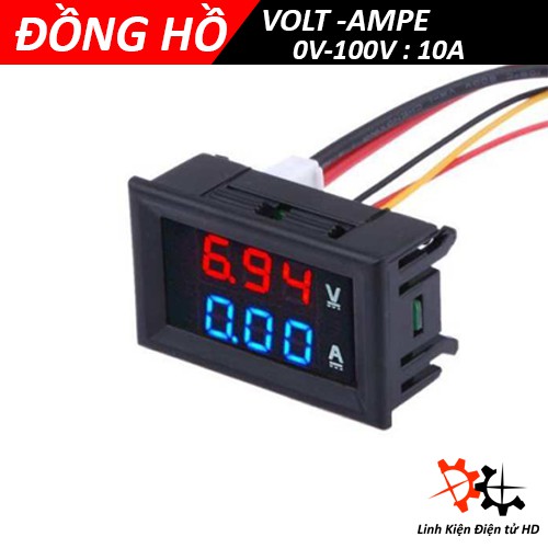Đồng hồ Vôn Ampe 0v-100v - 10A