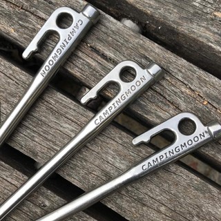 Cọc tăng/lều Inox đúc nguyên khối Campingmoon R20-8, R30-8, R35-6, R40-6