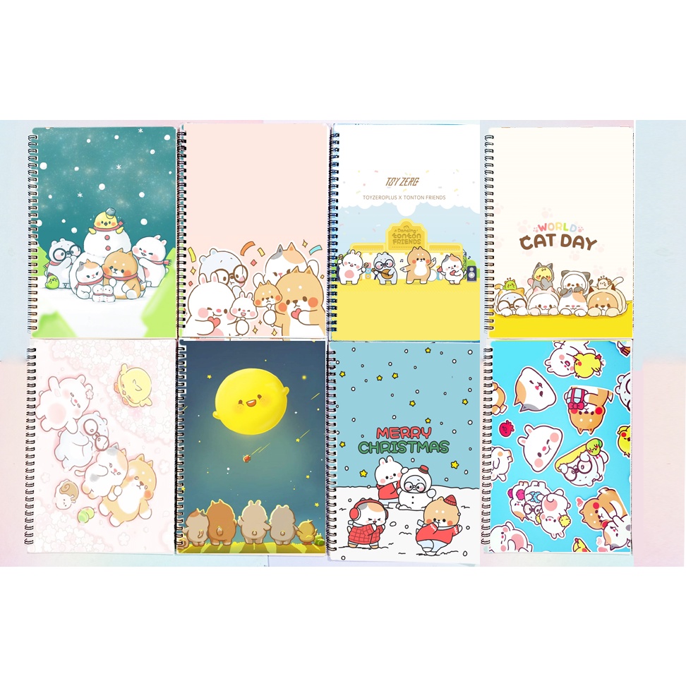 Sổ lò xo tonton friends SLI7 60 trang 17x25cm