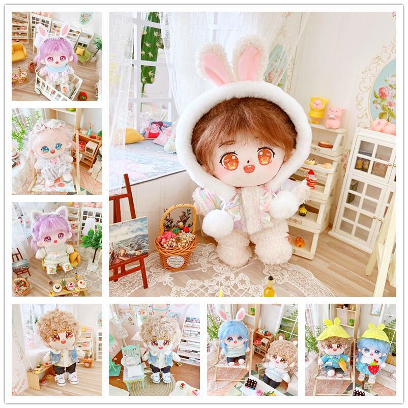 Búp Bê Cotton 20cm Mặc Trang Phục Xinh Xắn Dễ Thương
